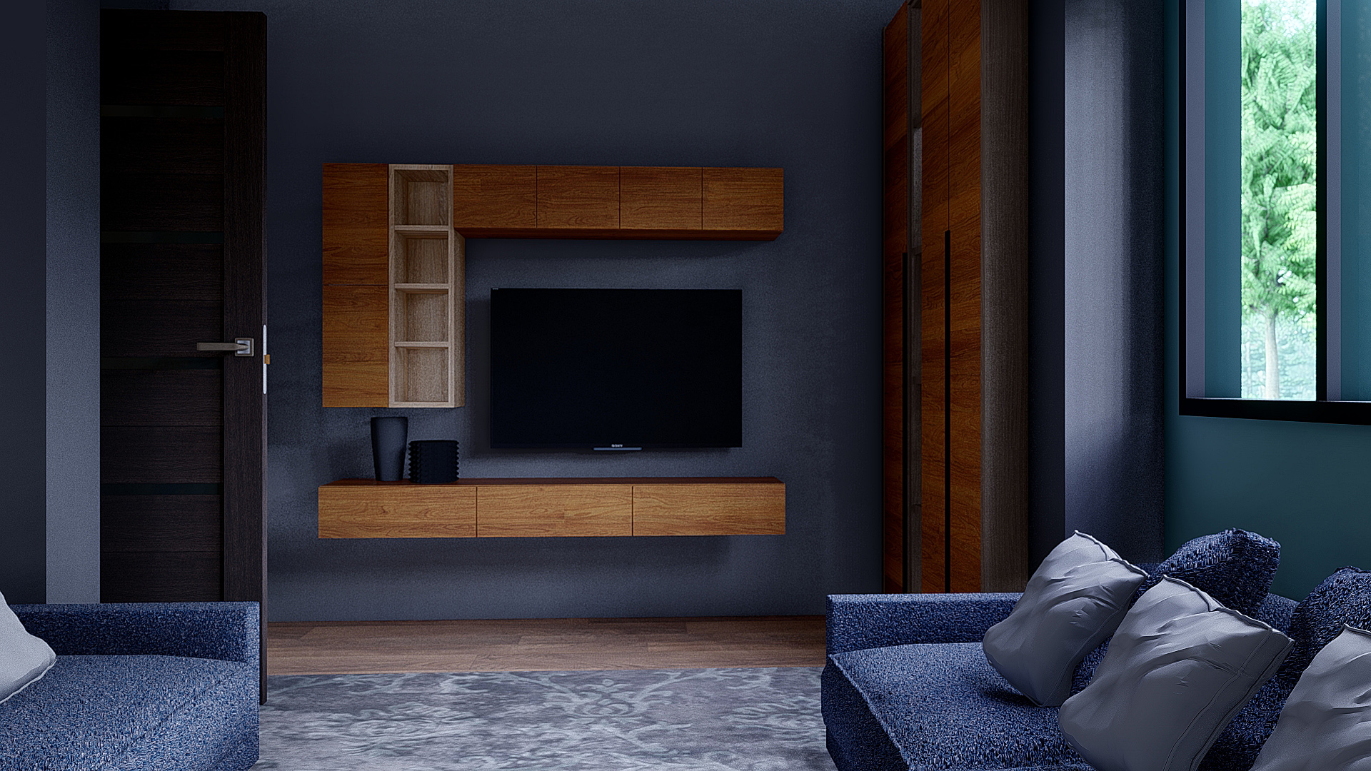 تصميم لوحده 90 متر اسكان اجتماعي بجمهورية مصر العربيه-9