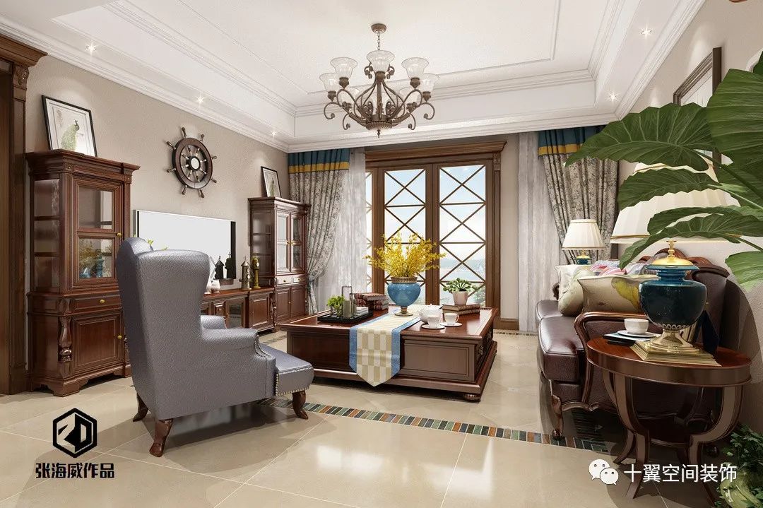 十翼空间浪漫轻奢法式设计丨中国大连丨十翼空间装饰-56