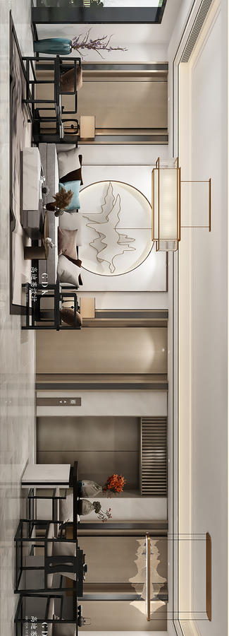 高迪愙设计 | 信有山林在市城（新中式）-14