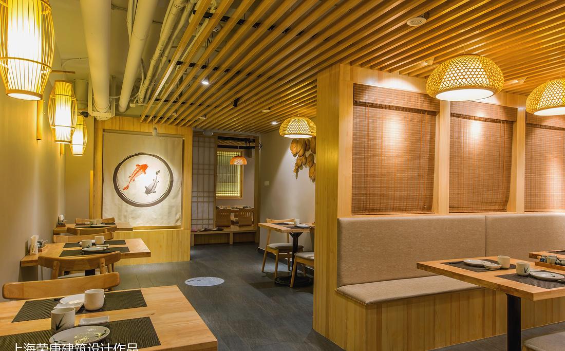 荣唐建筑丨日式餐厅丨竹の里日料-10