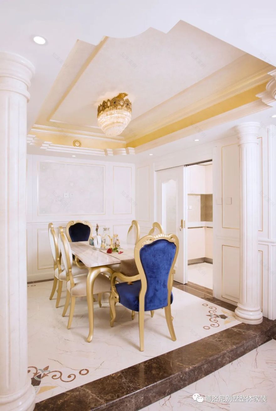 北京华贸城别墅法式浪漫设计-33