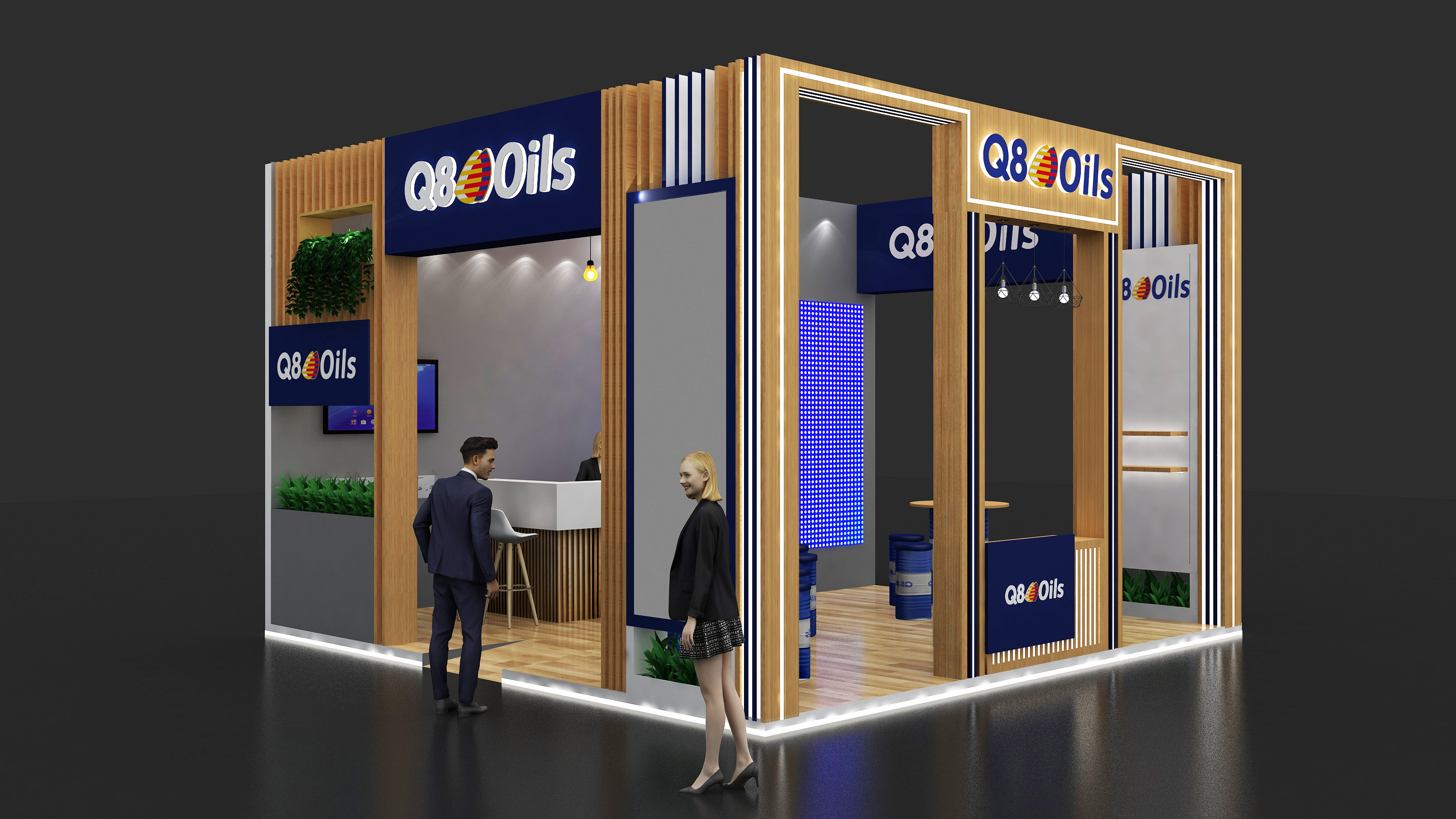 Q8 OILS 6X6M STALL DESIGN IN DUBAI-3