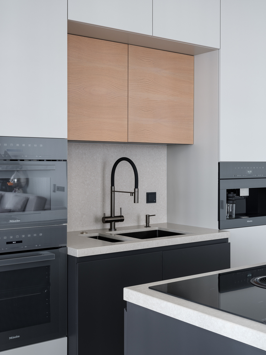 Дизайн квартиры с открытой планировкой площадью 100 кв. метров-7