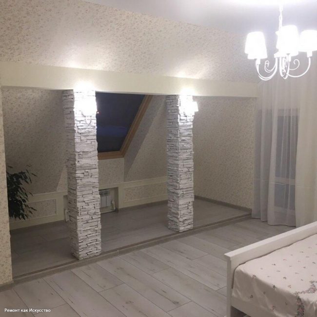 夫妻改造阁楼卧室项目-18