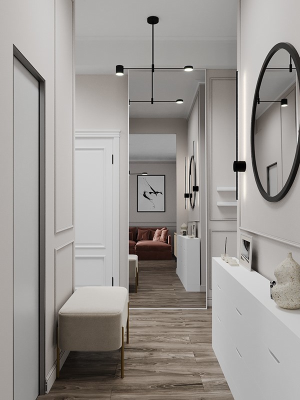 90㎡ 白色系空间设计-0