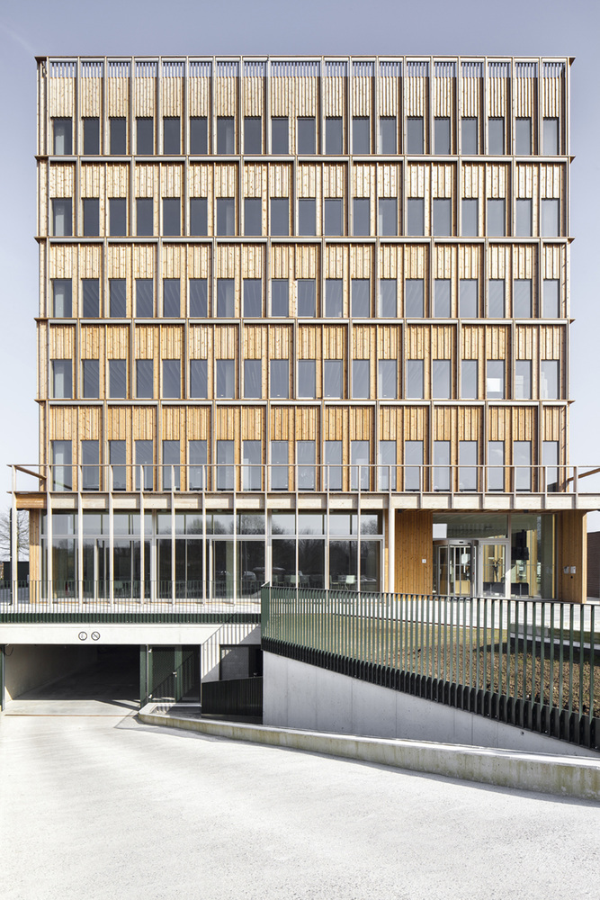 比利时 IOK 总部 | 模块化木构建筑的生态实践-28