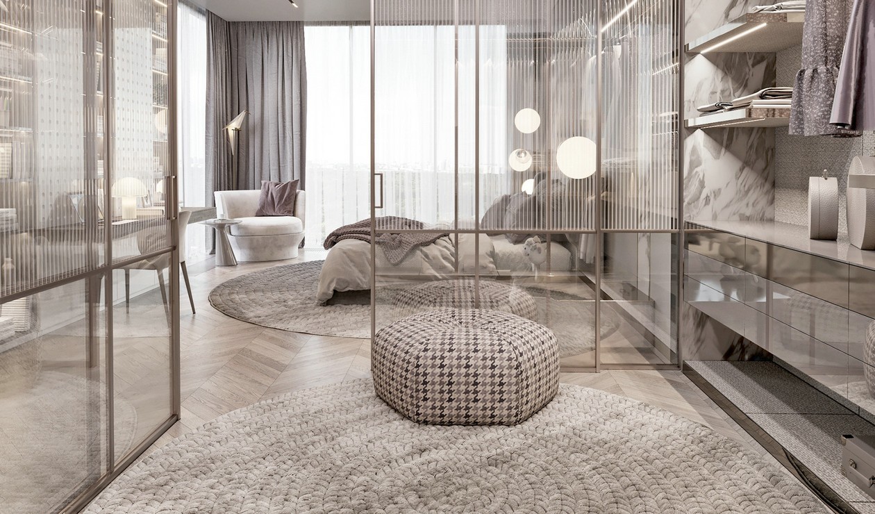 金属与大理石 打造出精致奢华的住宅-22