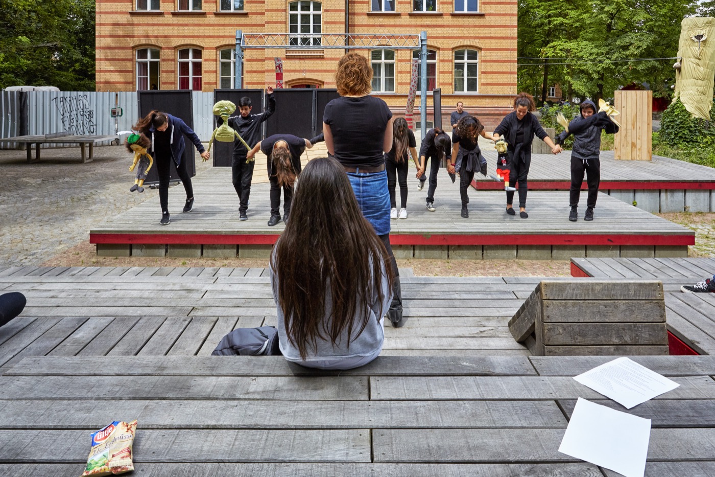 柏林 Herbert Hoover 中学校园舞台设计丨德国柏林丨Gruppe F-16