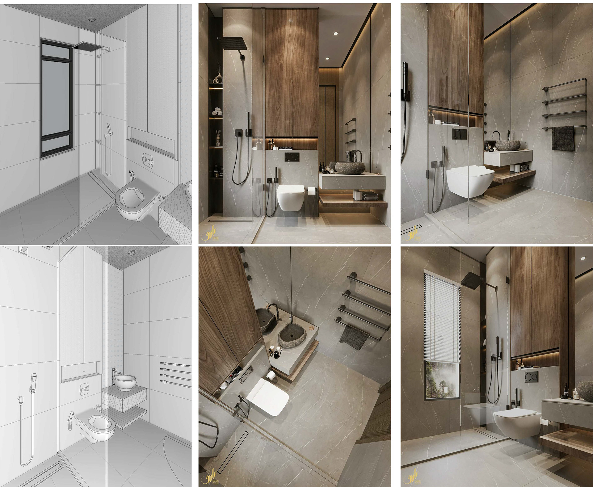 A·A 现代别墅室内设计丨沙特阿拉伯丨Bariq Consultants-44