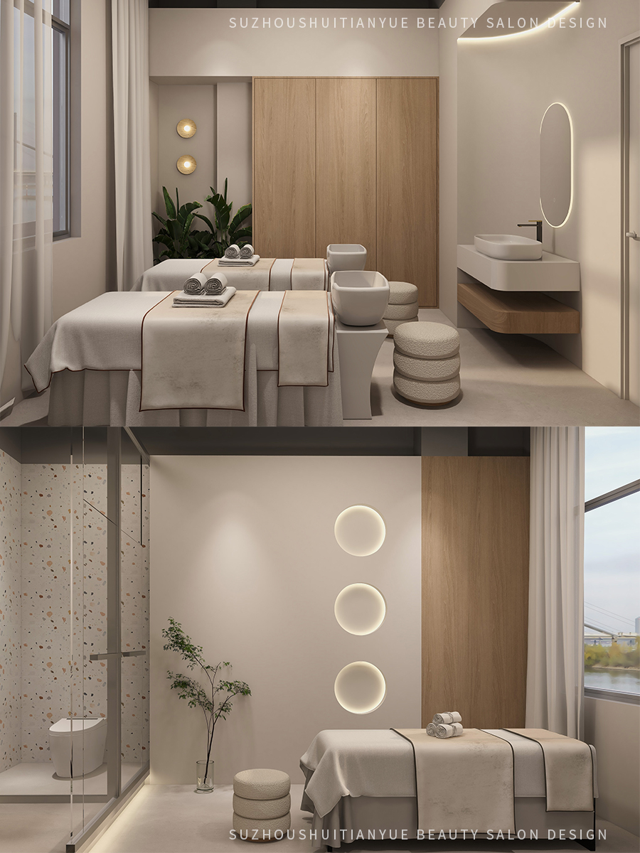 江苏苏州430平简约风美容院设计，温柔无距离感-10