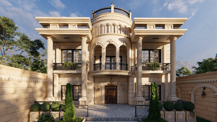 多山的巴格尔别墅动画丨Yuri Ismailova 等-15