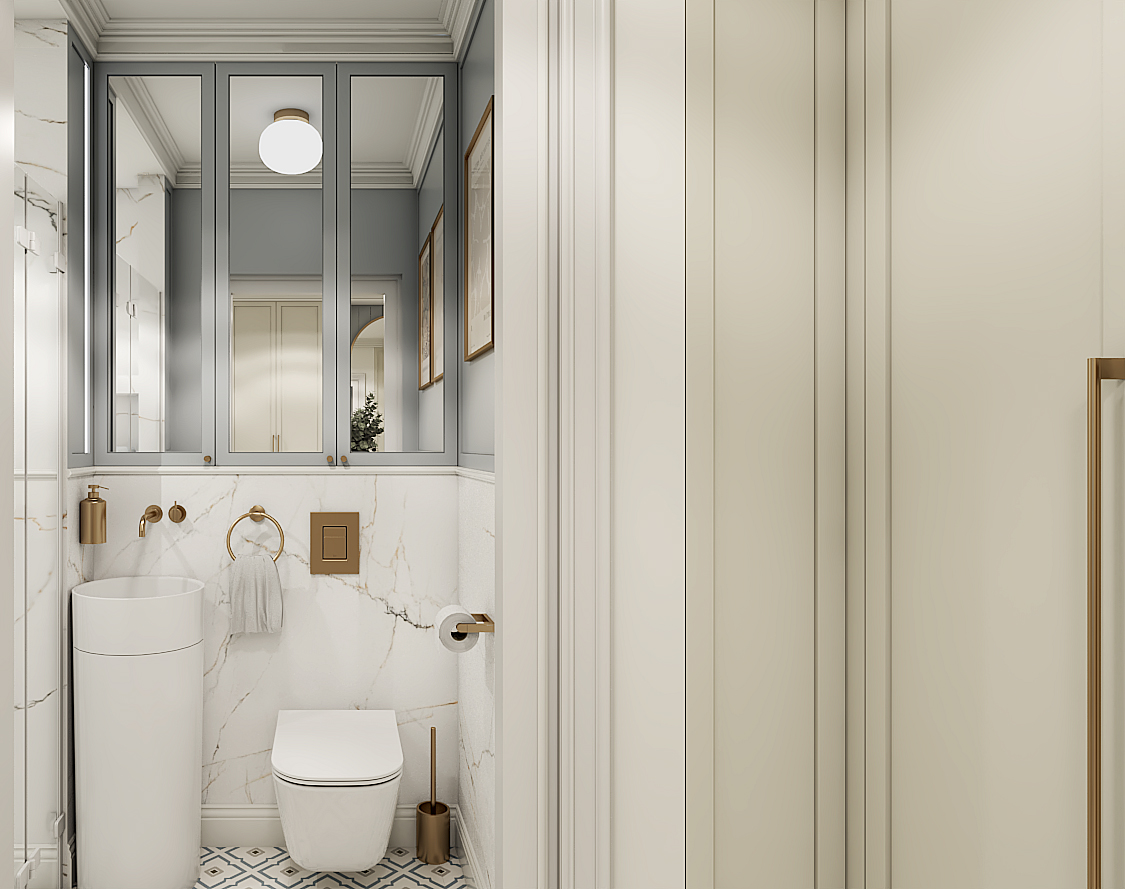 90平美式现代经典风格公寓室内设计丨波兰华沙-32