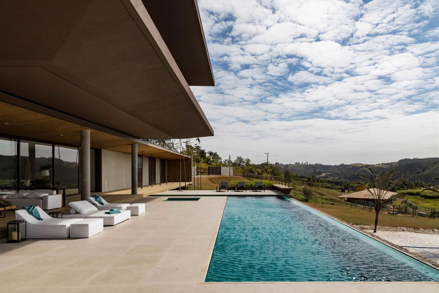 巴西钢木混凝土住宅-11