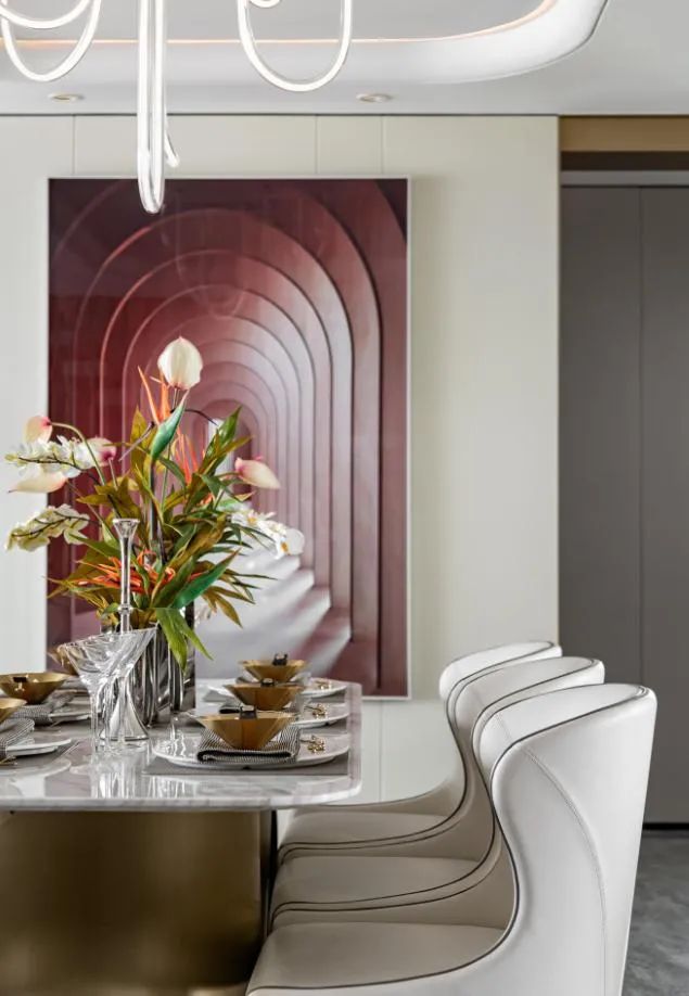 幻光之境 · 沈阳华润荣华府顶层 140 户型样板房设计丨中国沈阳丨万景百年室内设计-7