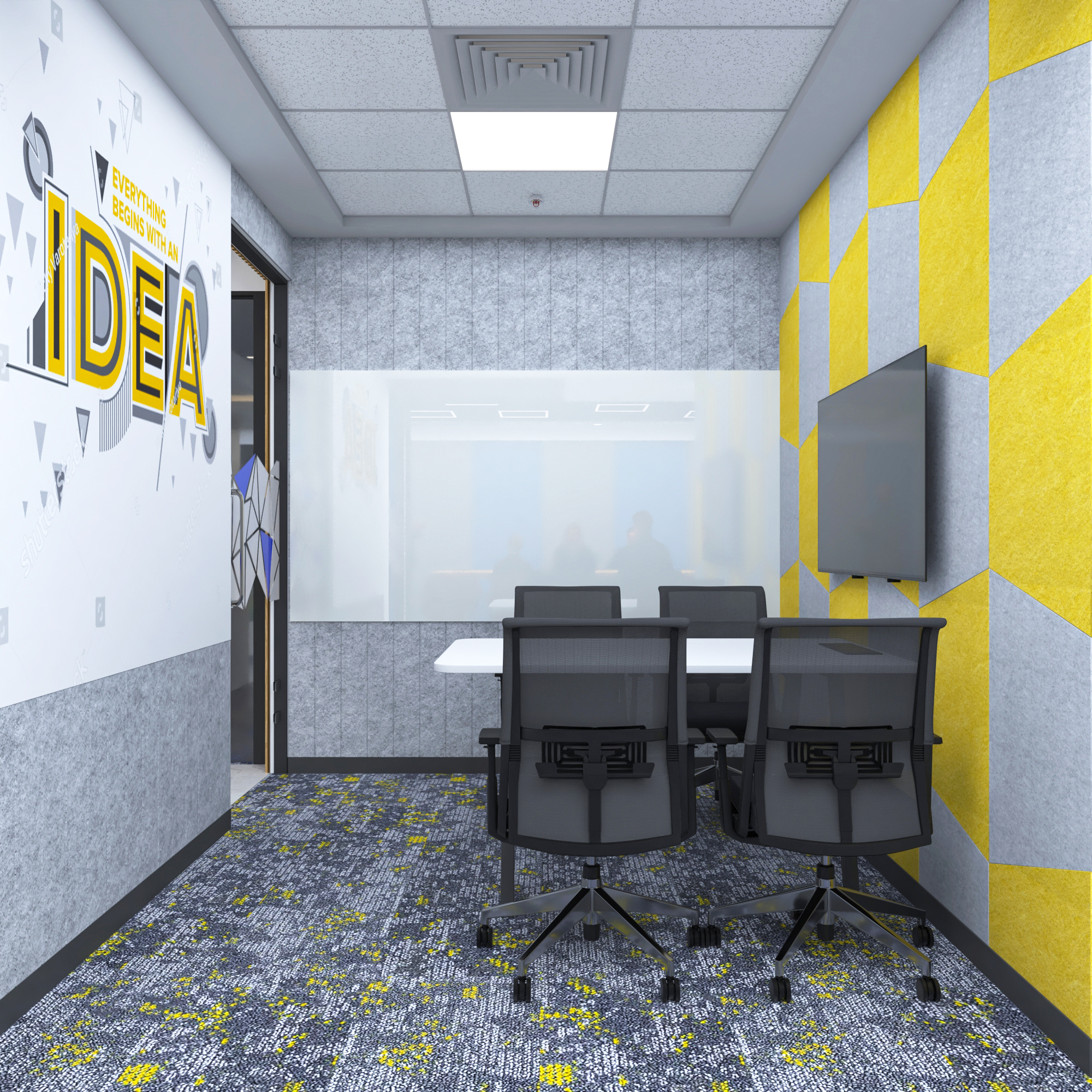 House of Shipping现代办公室室内设计与可视化-10