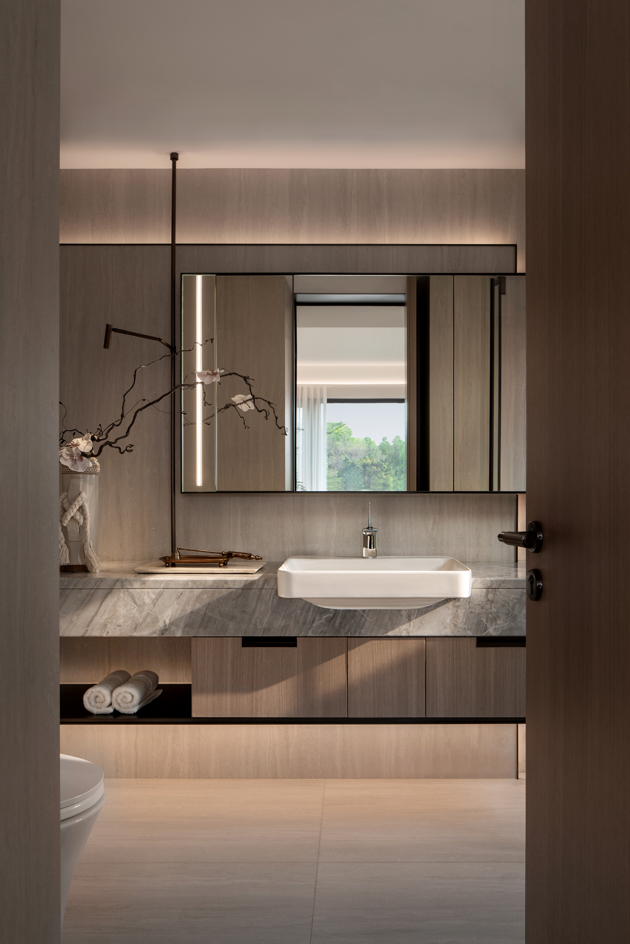 成都万华麓湖W2悦溪120样板间丨中国成都丨深圳市盘石室内设计有限公司-37