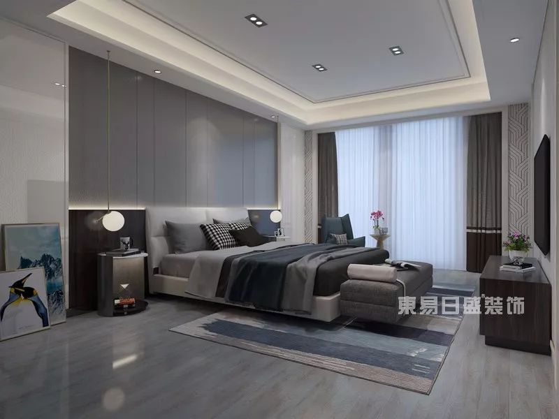 【东易设计】王文杰作品 • 大华观止500㎡港式轻奢风别墅-34