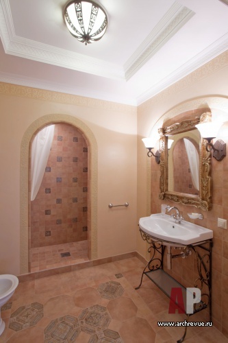 带东方装饰的两层阁楼公寓室内设计丨哈萨克斯坦丨Мозговая Каролина等-52