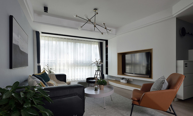 治愈·函数——130㎡治愈系北欧风住宅  k one设计-0