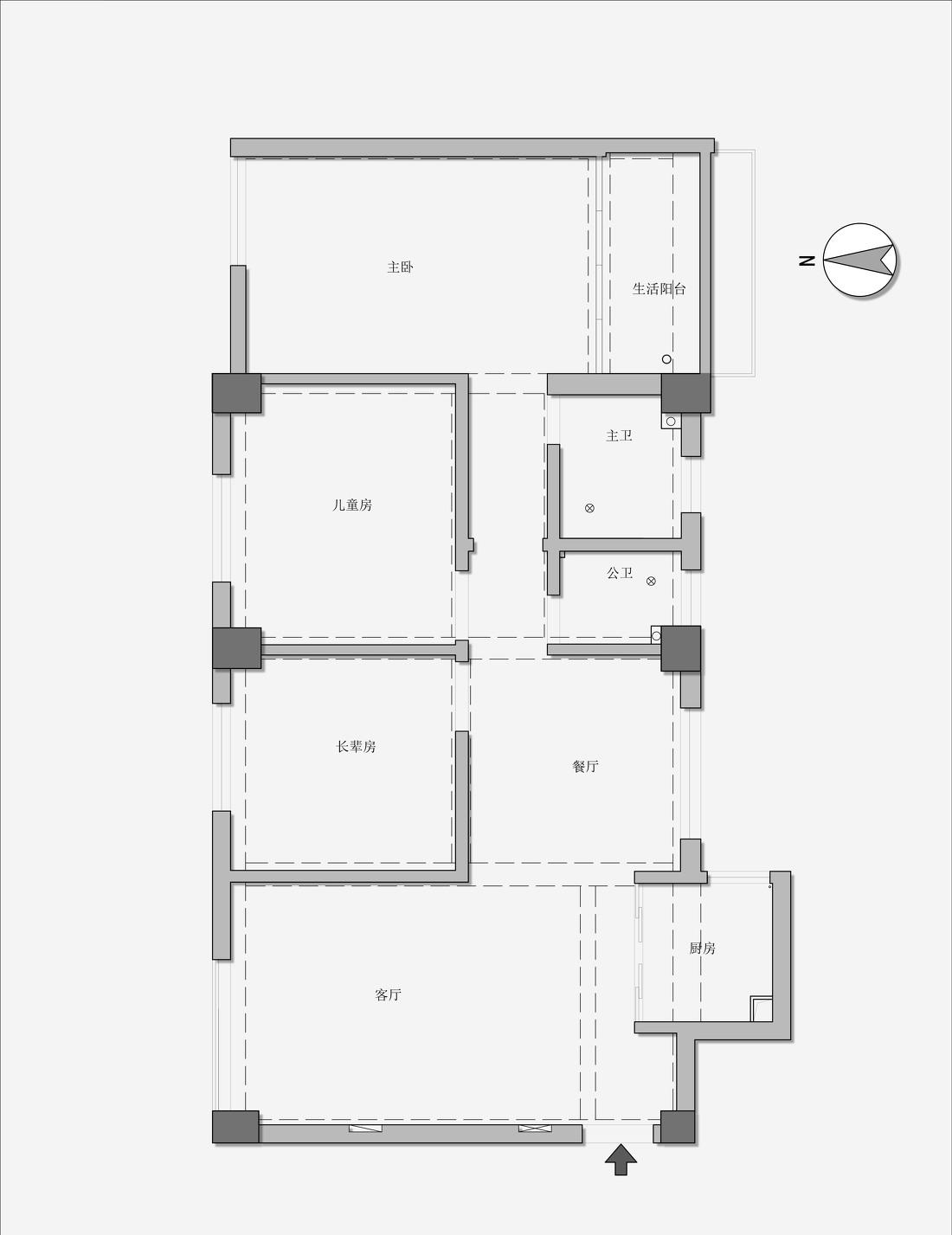奶白色复古风家居设计丨中国厦门-6