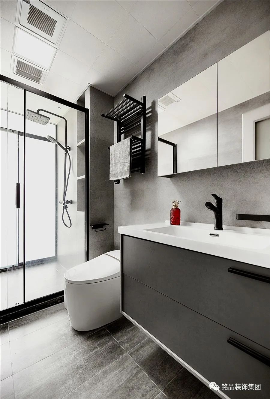 都市精英的简约家居,空间利用与高级感完美融合-39