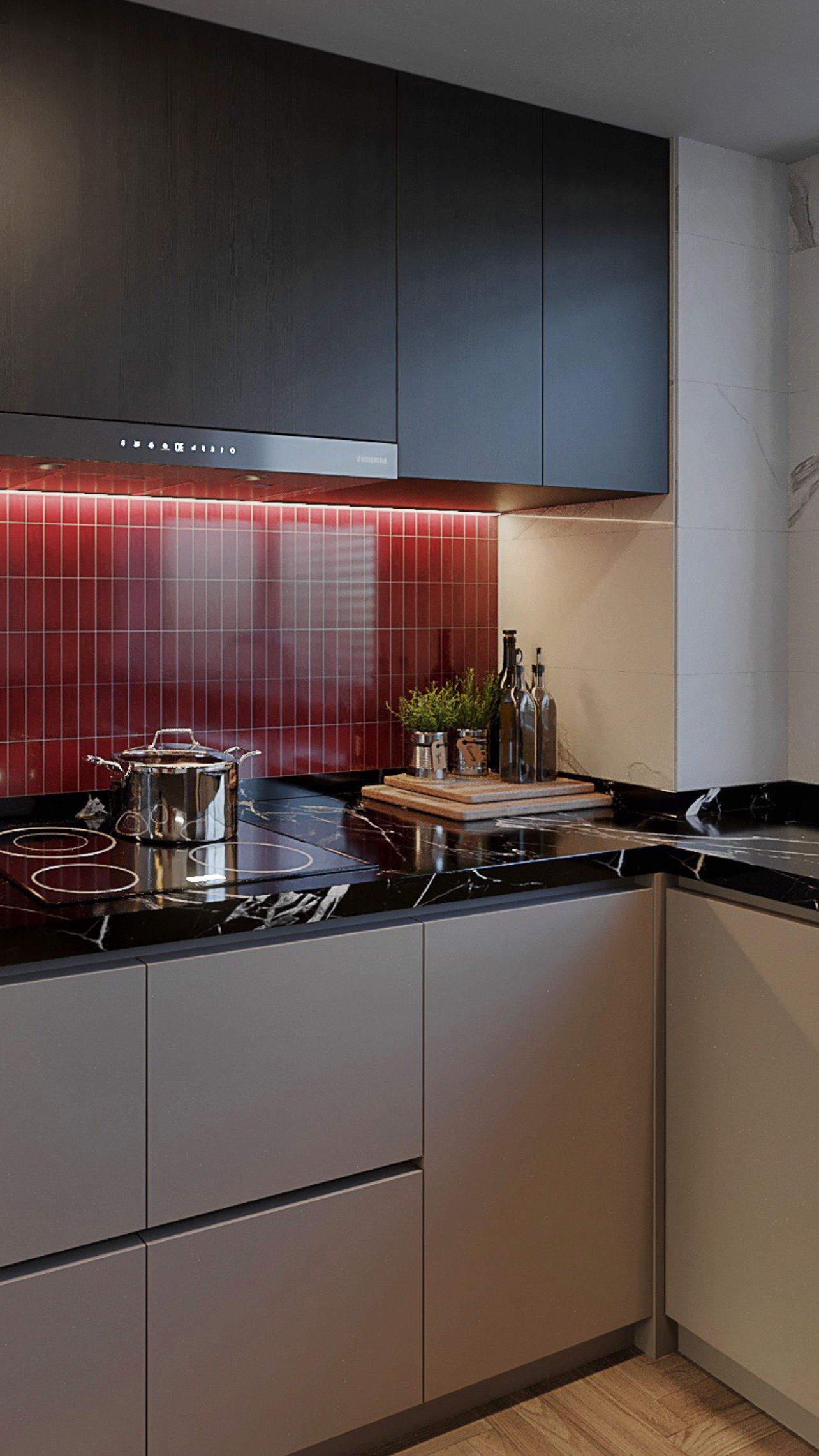 暗黑现代风格厨房丨Sheng Interior Studio (Han)-10