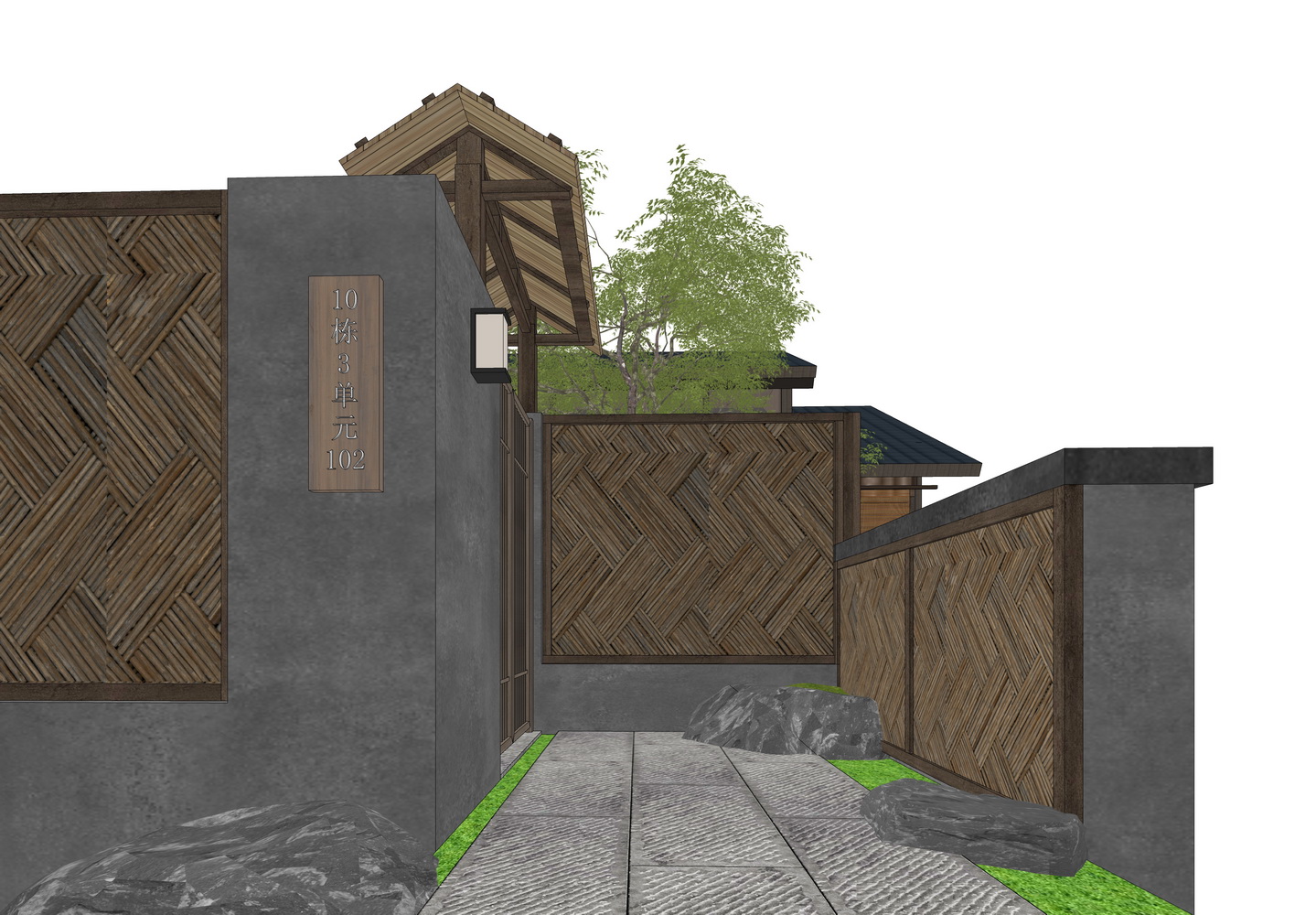 日式庭院景观-8