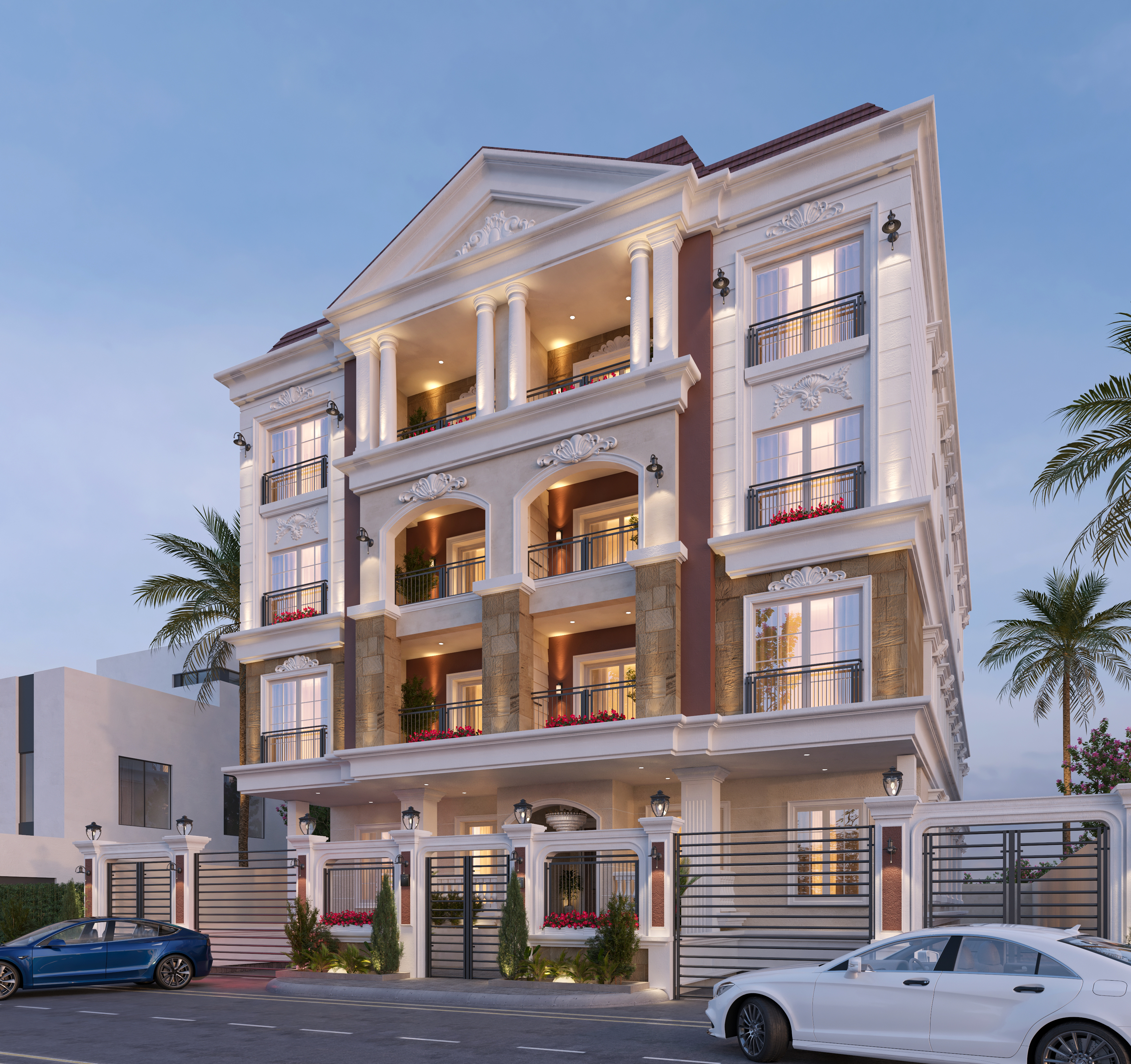 新古典主义立面 - 埃及风格丨埃及-7