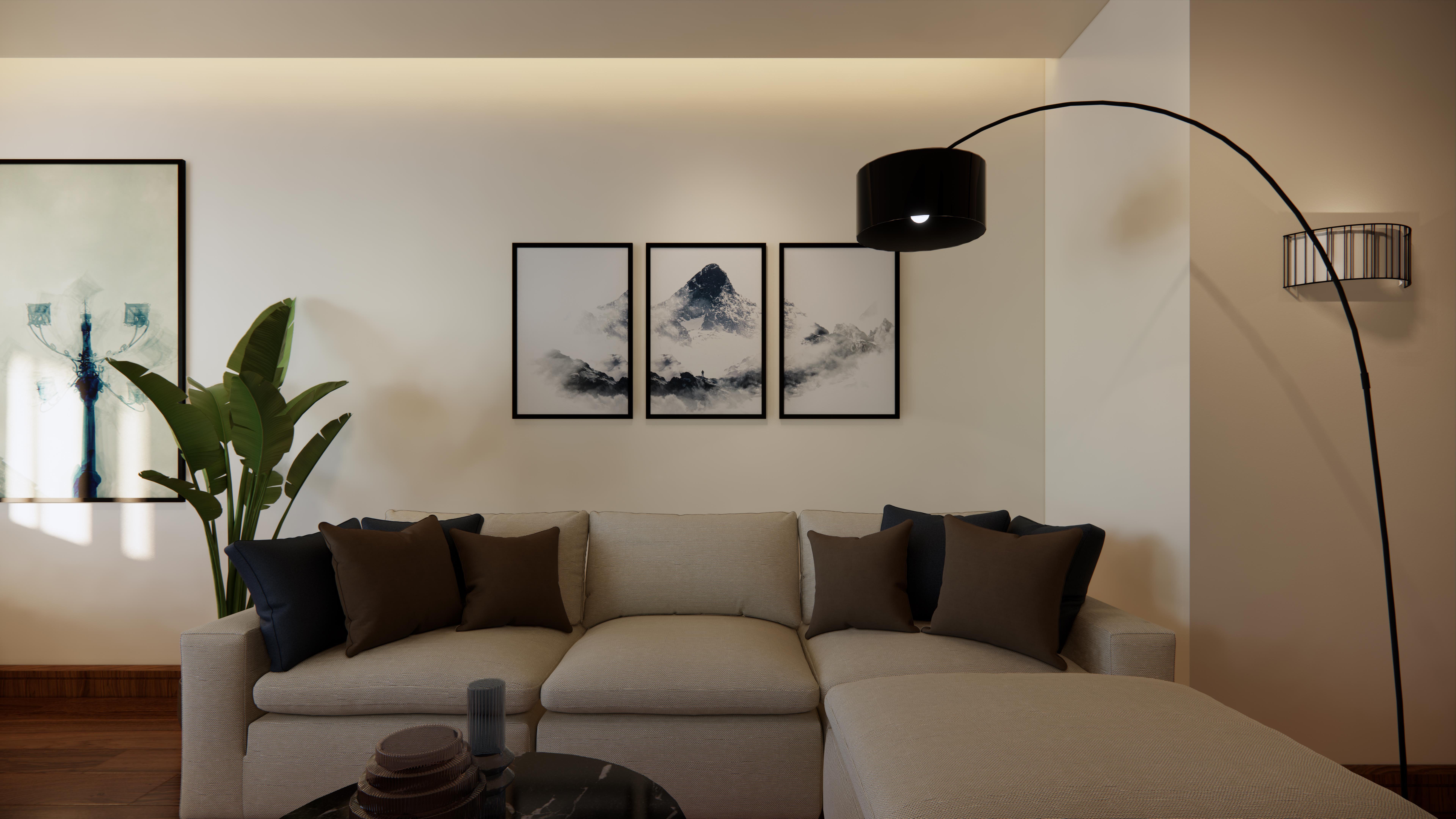 一个现代的家（起居区）丨埃及丨Omar Eissa Designs-14