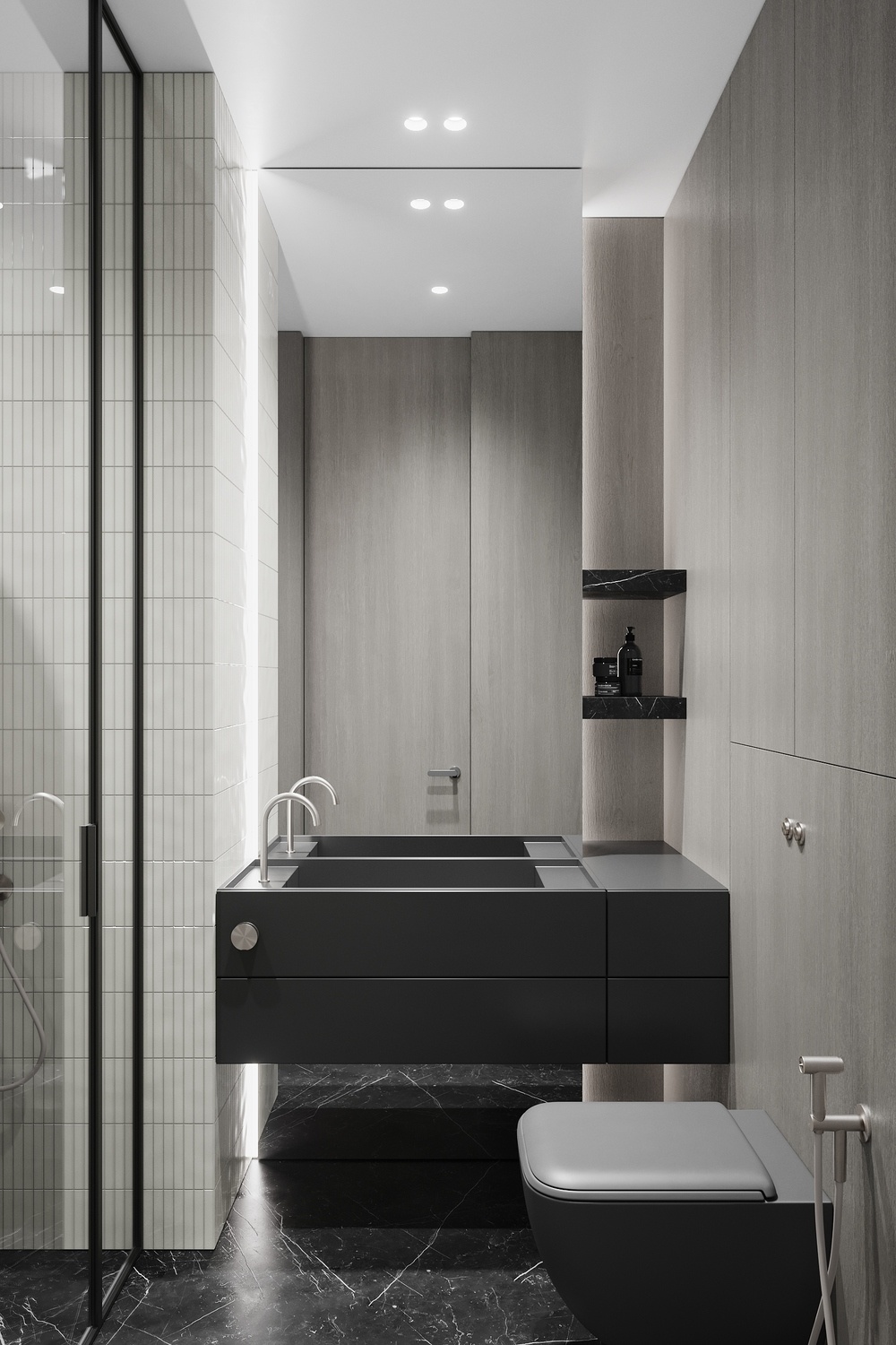 莫斯科河滨公园 88 平室内设计丨俄罗斯莫斯科丨Quadro Room-25