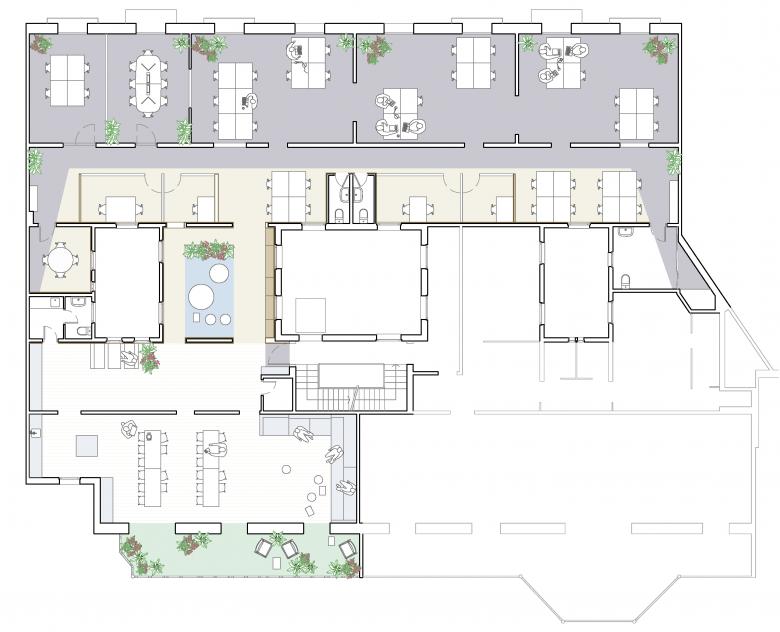 Office Terrace Isolutions 办公室露台丨西班牙巴塞罗那丨sandy brunner Architecture-14