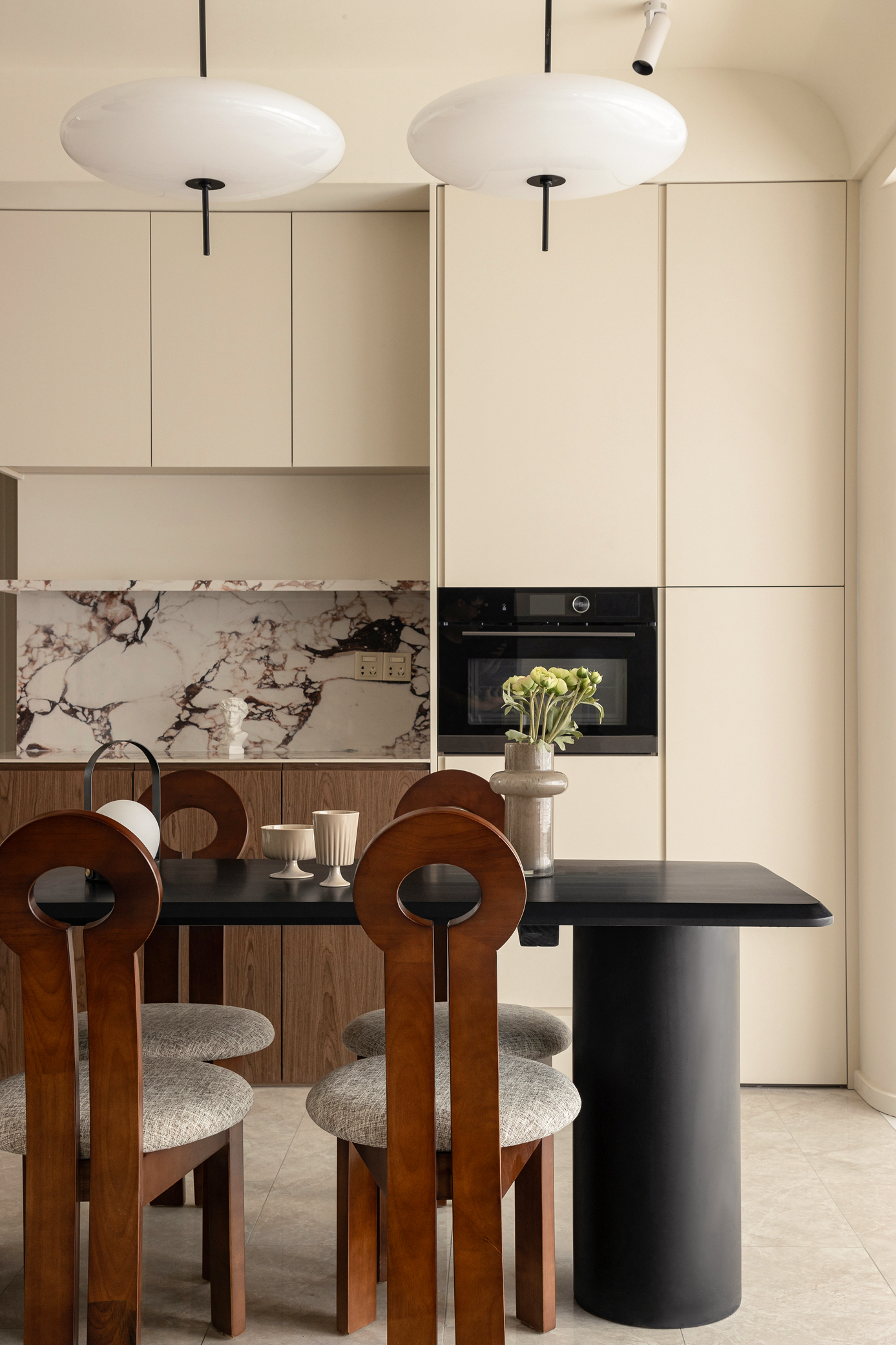 115㎡精装房改造，奶油风又火了！！！-6