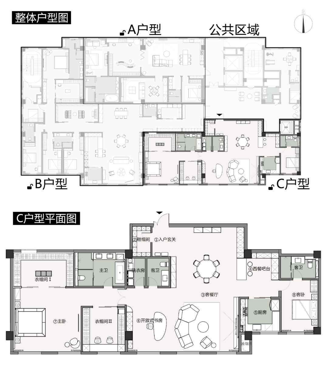艺术女青年的家，用质感叙述美感 | 1000㎡大平层之三-14