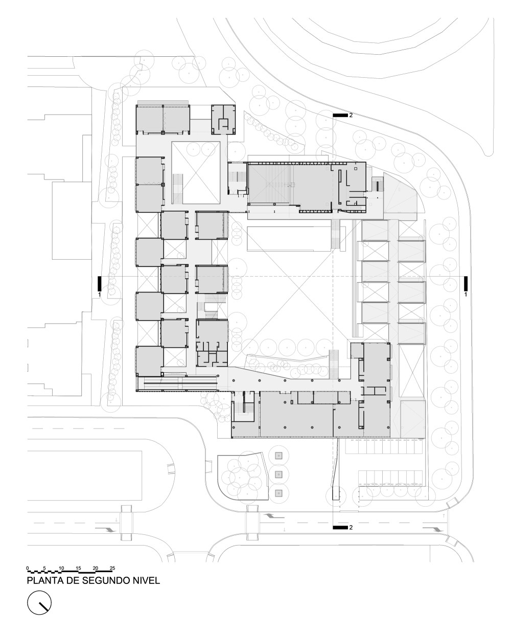 哥伦比亚“庭院”学校 · 室内外融合的教育空间-56