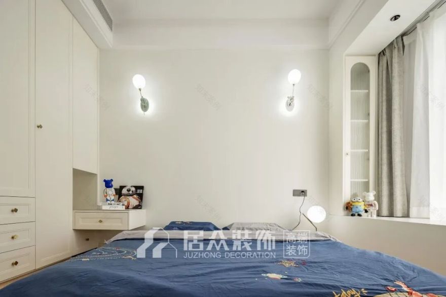 【居众实景作品】宝能城花园154㎡现代奶油风:一抹奶油治愈所有喧嚣-60