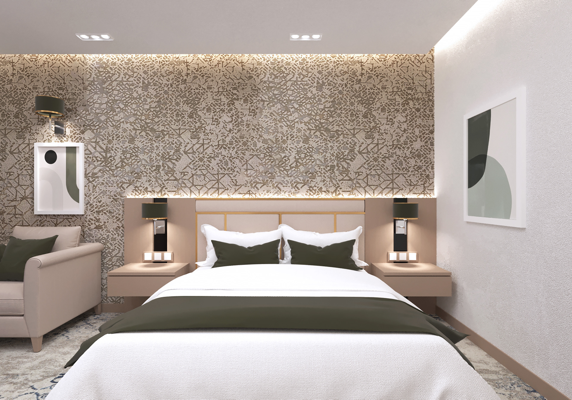 Parsian Esteghlal Int Hotel 房间翻新丨伊朗德黑兰丨AEonic Design-20