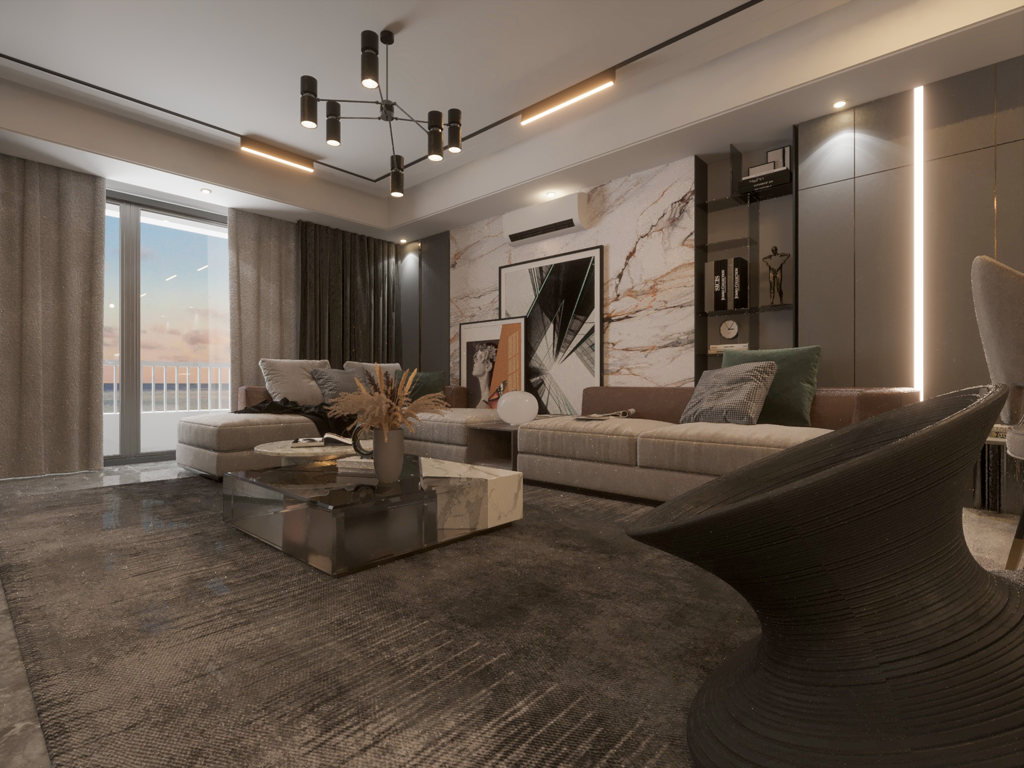 Apartment Rececption & Kitchen-3