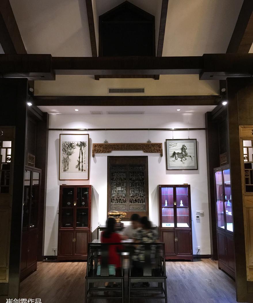 私藏会所 | 艺术长廊与雕花木门的完美融合-26