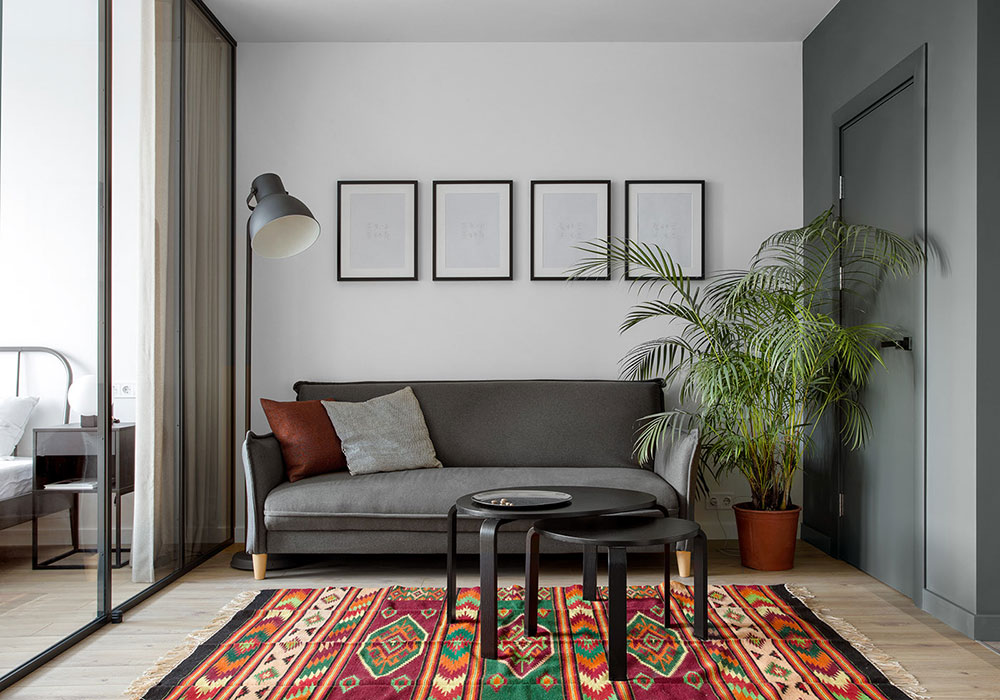 乌克兰基辅时尚简约 Airbnb 公寓设计-1