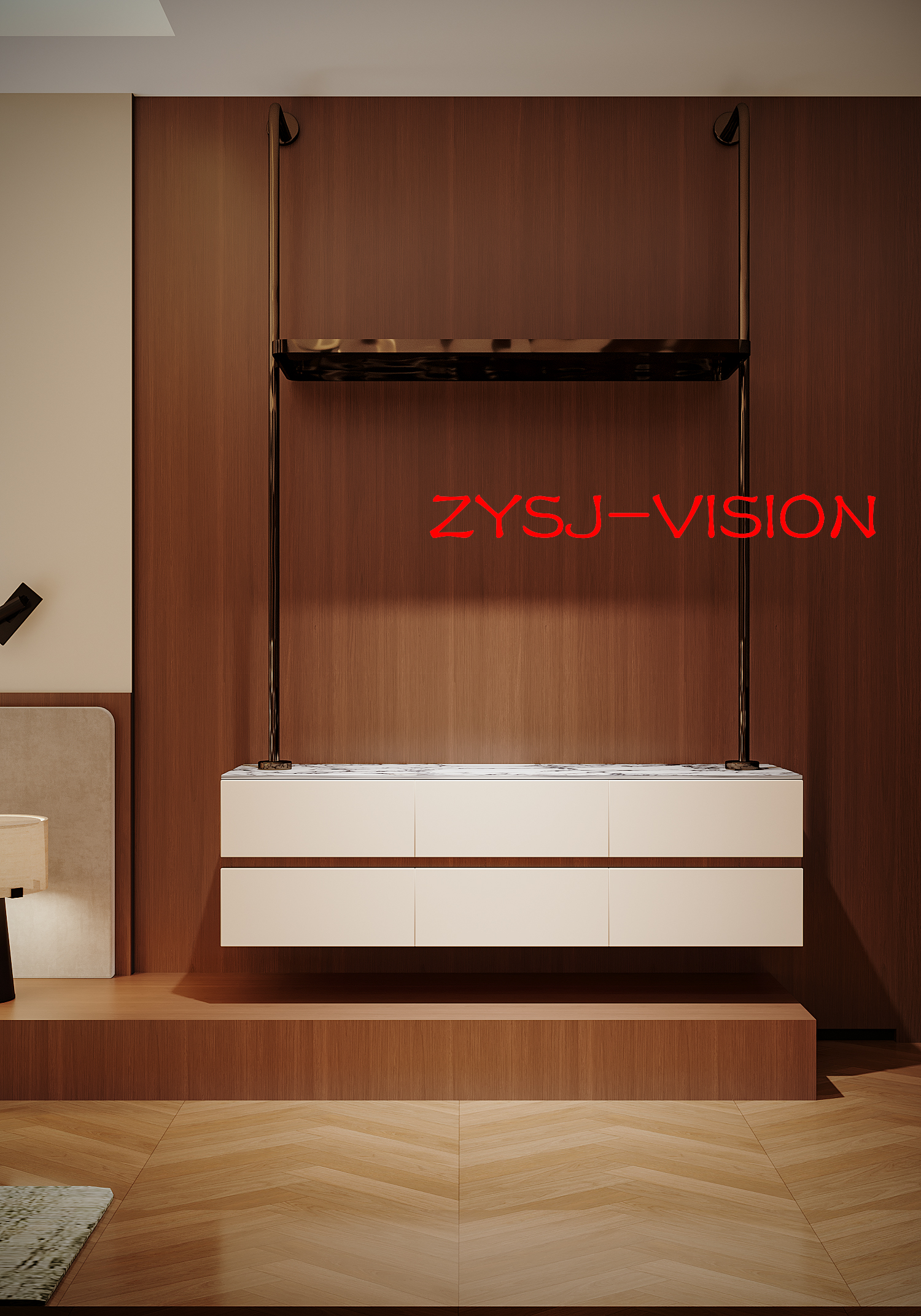 木语温居 · 中古风私宅卧室空间设计丨ZYSJ  VISION-6