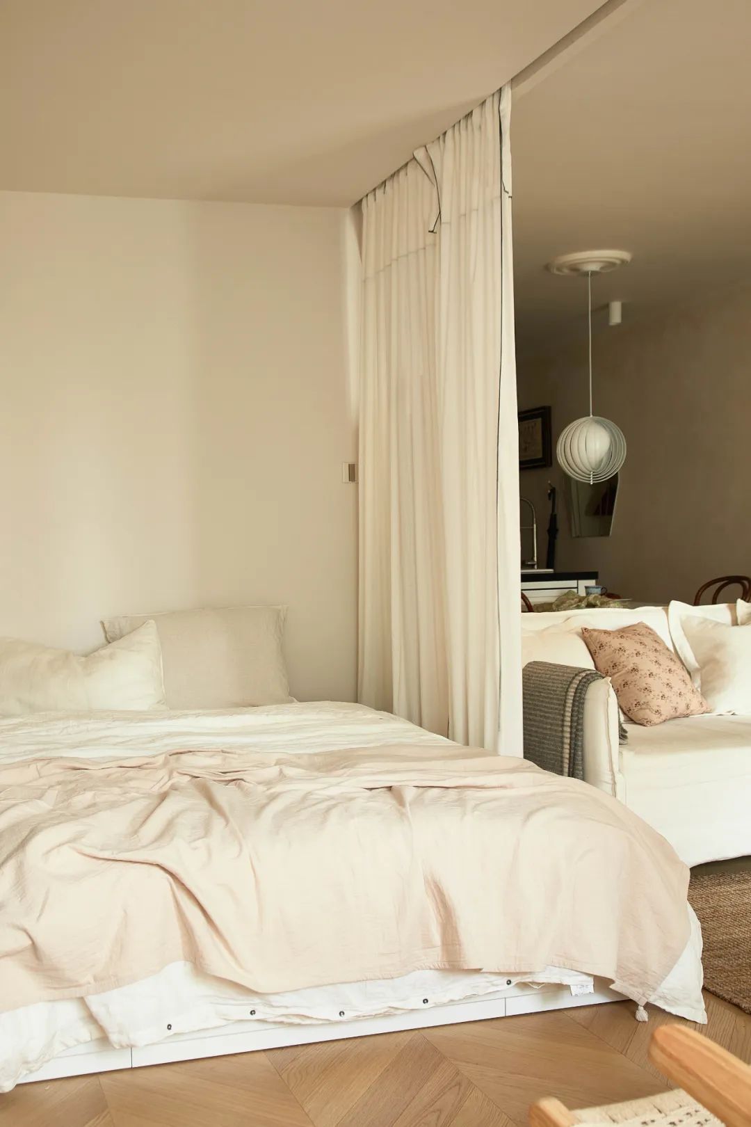 42㎡法式风情小户型设计丨中国北京-55