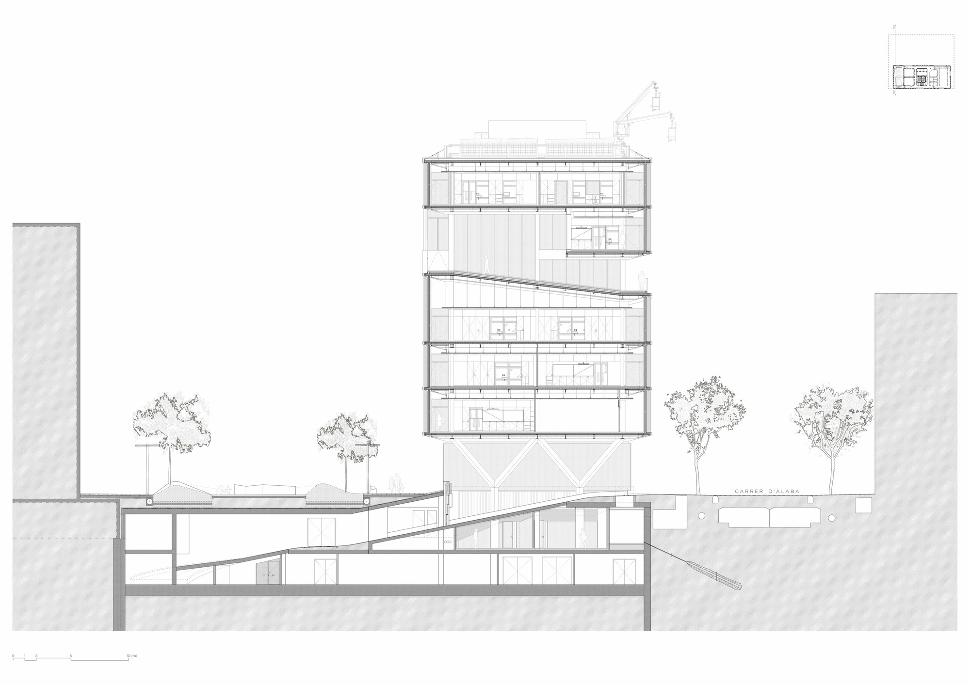LCI BARCELONA 22@ CAMPUS 校园丨西班牙巴塞罗那丨CIRCULAR STUDIO-42