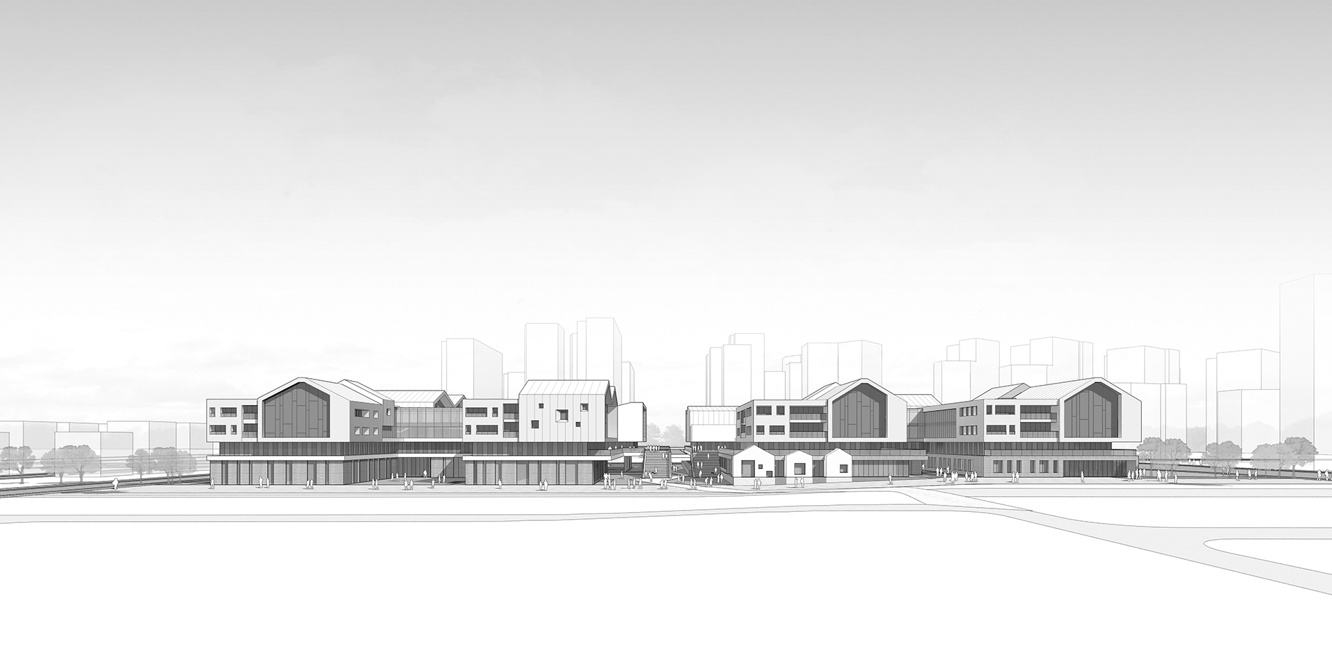 거암초·중 교사 신축공사（可理解为巨岩中小学教师楼新建工程）丨韩国首尔丨디엔비건축사사무소（DNB建筑师事务所）-2