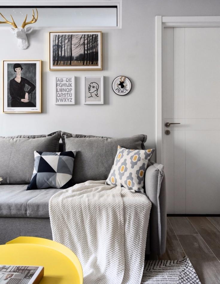 北欧之光照亮 70㎡三口之家,空间逆袭焕新生活-15