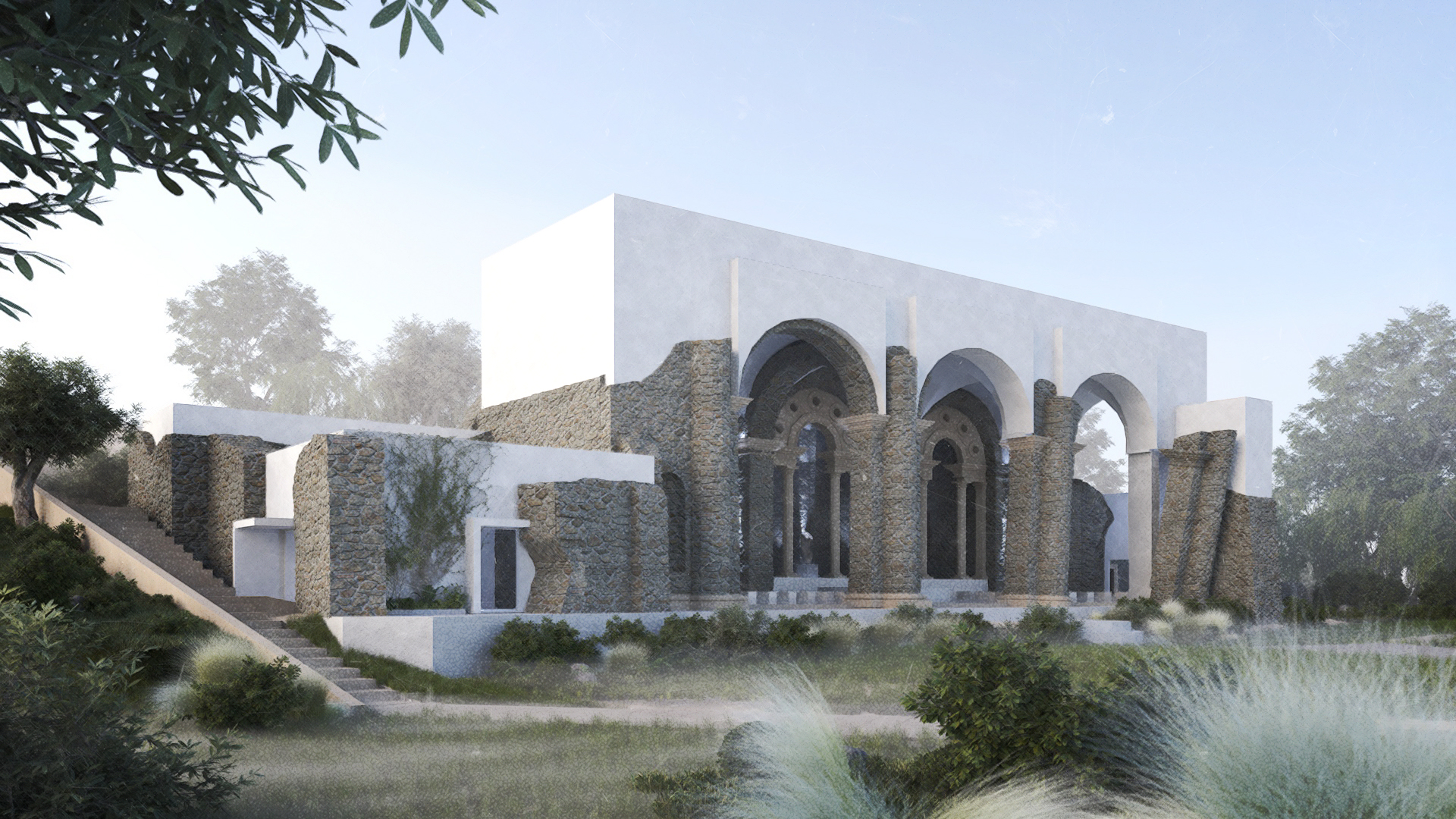 重新利用热那扎诺的宁芙庙丨意大利罗马丨Alena Kokueva,Silviya Al Ubed-37