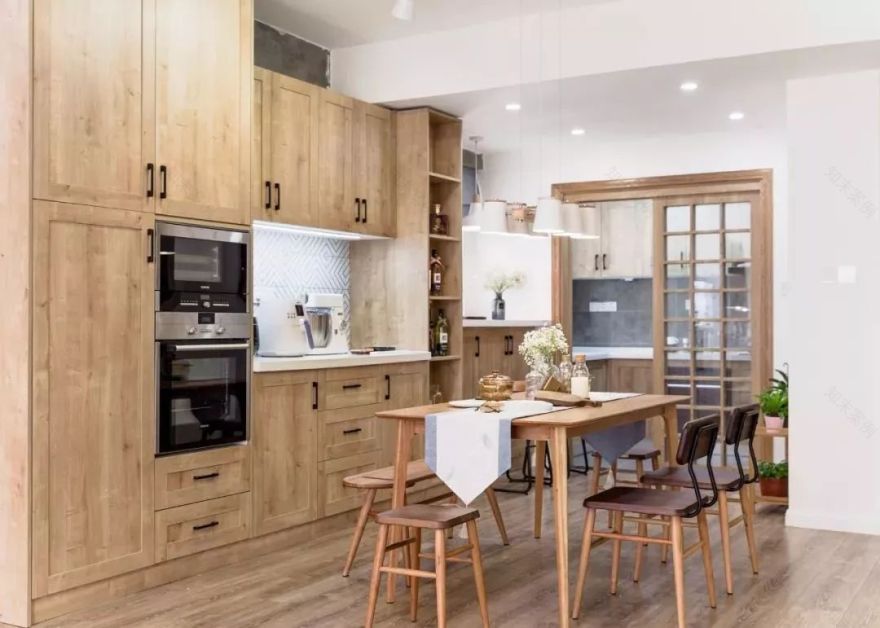 116㎡原木装修 | 主卫改衣帽间,书房装榻榻米-21