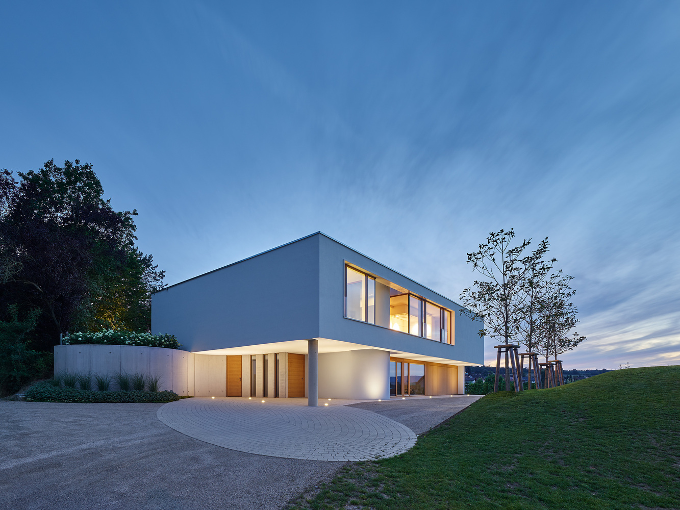 德国小山上的全景视野之家-30