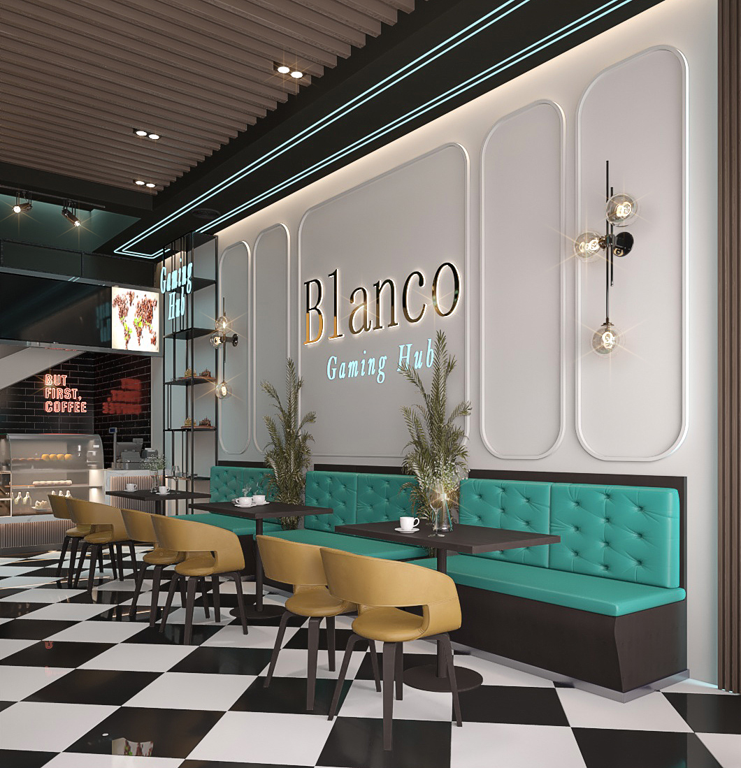 咖啡馆和游戏中心丨埃及丨khaled haredy office-6