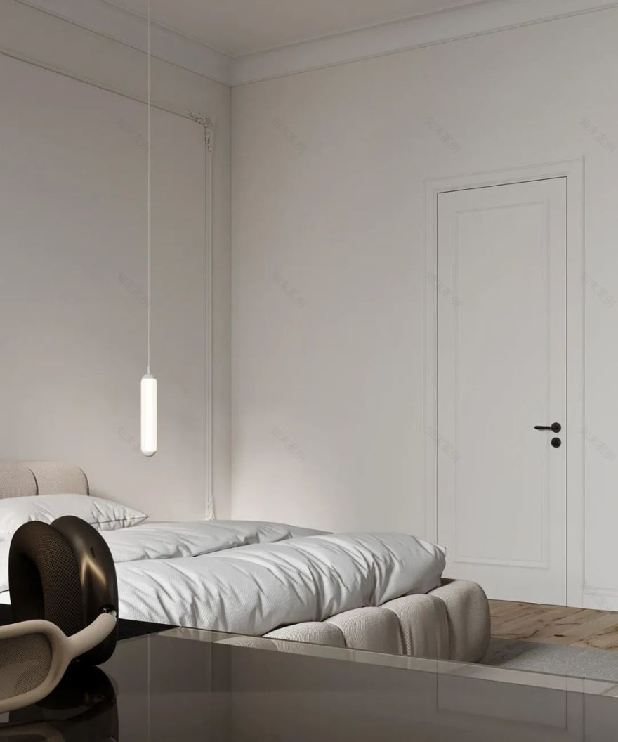纯白极简公寓丨Shamil Kalimulaev-43