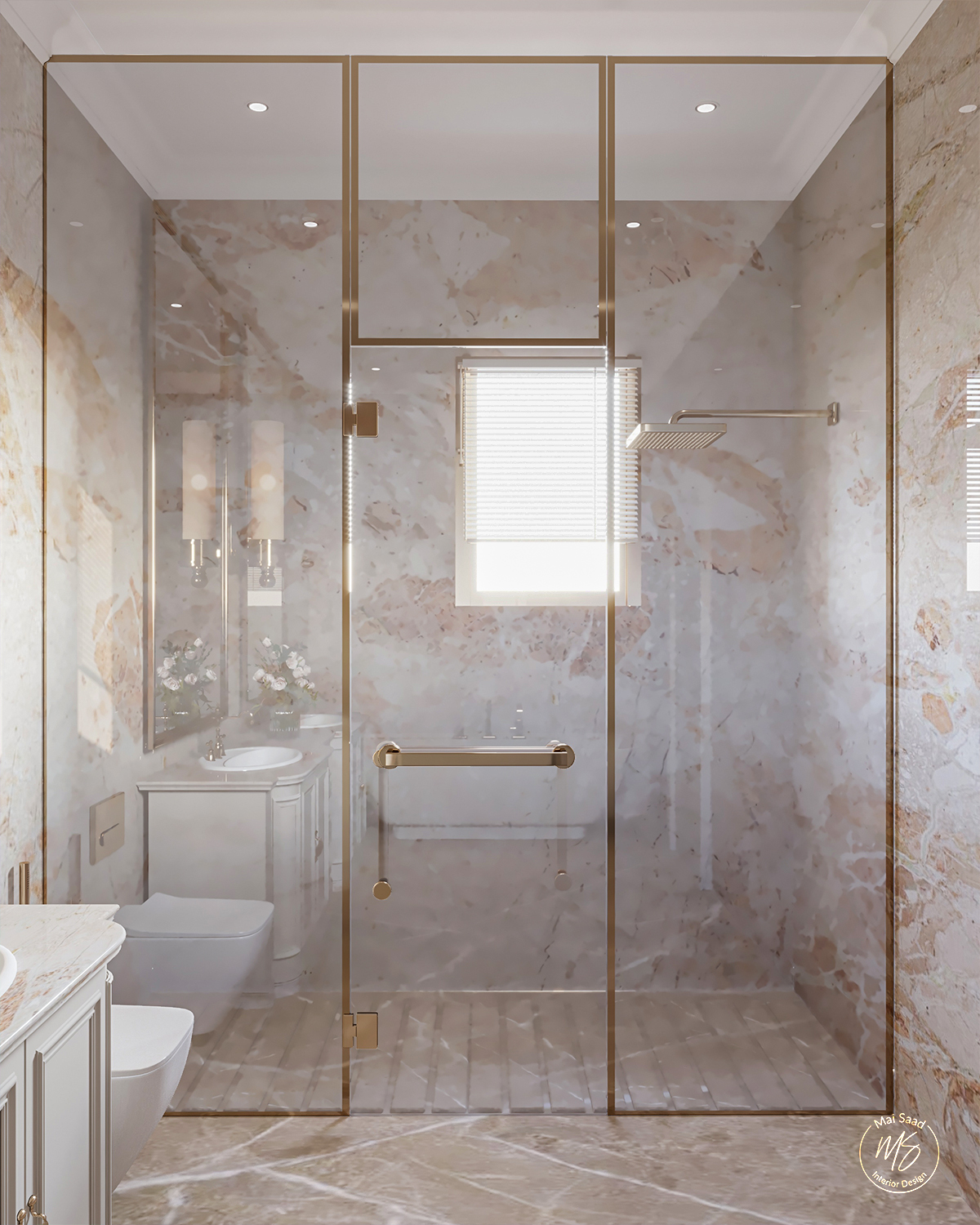 美式主卧丨MAI SAAD INTERIORS-16